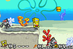 SpongeBob SquarePants Battle for Bikini Bottom screenshot 3 for GameBoy Advance